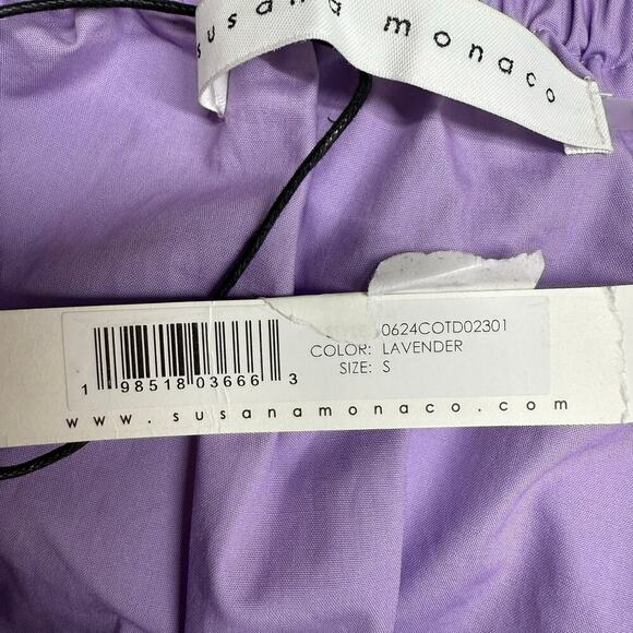 NWT | Susana Monaco | Strapless Bubble Mini Dress | Lavender | Size S - Picture 7 of 10